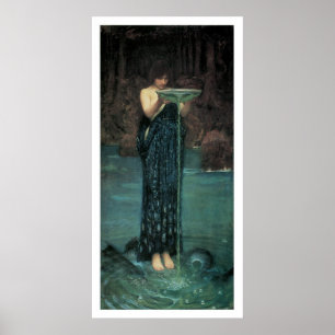Impresión de la sirena de arte victoriana asombros