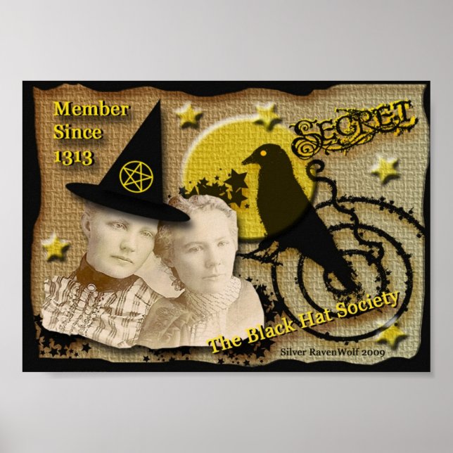 Impresión de la sociedad secreta de Gorras negros  (Frente)