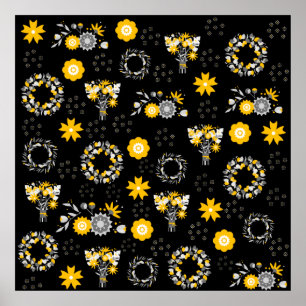 Impresión de la tienda de flores, papel Poster de 