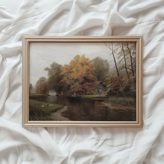 Impresión de Lago de Otoño, Arte de Pared de Folla (Subido por el creador)