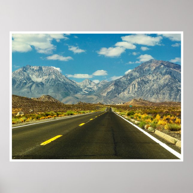 Impresión de Lake Sabrina Road | Arte de pared de  (Frente)