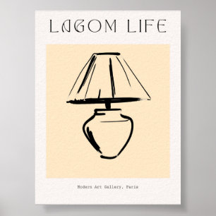 Impresión de lámparas Minimalistas escandinavas