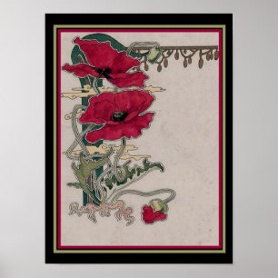 Impresión de "lapiceros" de Art Nouveau