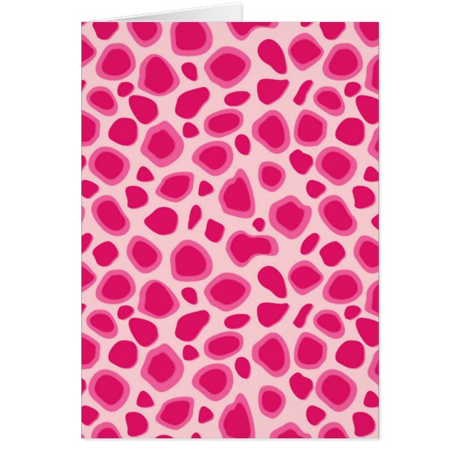Impresión de leopardo - Fuchsia y rosa claro (Frente)
