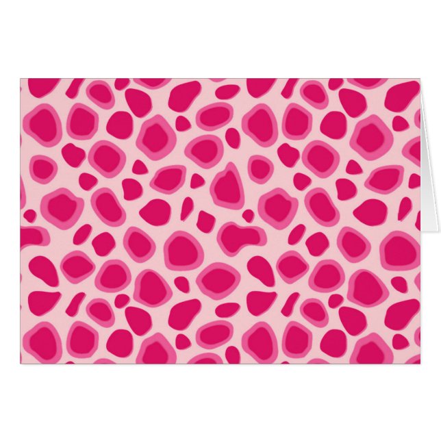 Impresión de leopardo - Fuchsia y rosa claro (Anverso (Horizontal))