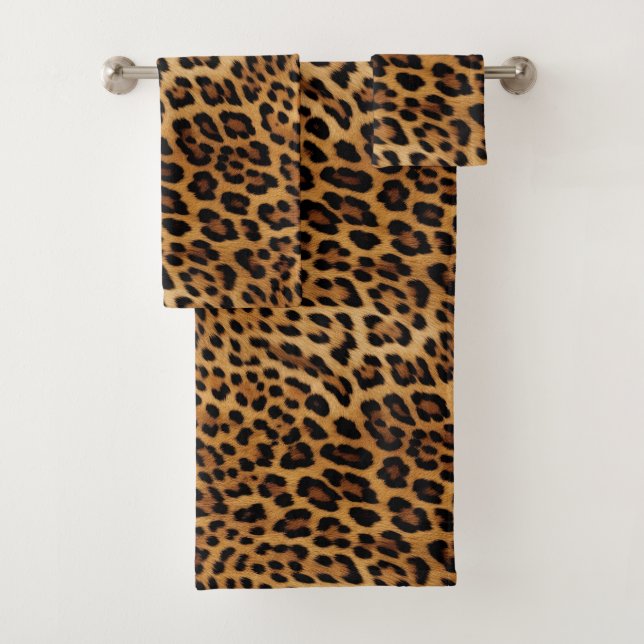 Impresión de leopardo marrón de moda (In situ)