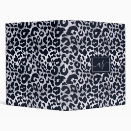 Impresión de Leopardo Negro plateado elegante mono