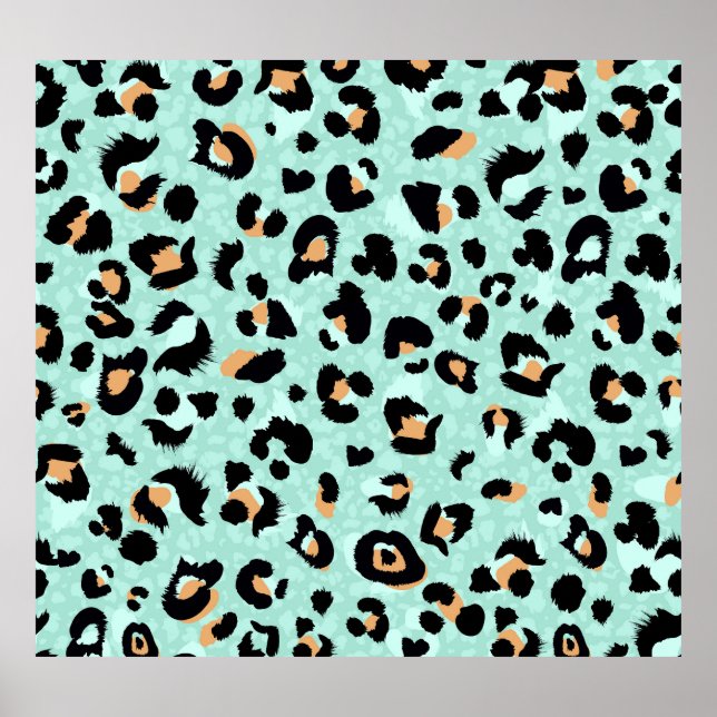 Impresión de leopardo, patrón animal (Frente)