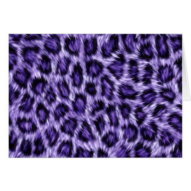 Impresión de leopardo - Púrpura (Anverso (Horizontal))