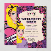 Impresión de leopardo rosado, invitaciones a fiest