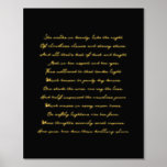 Impresión de letras de estilo minimalista, arte de<br><div class="desc">Estilo minimalista Relieve metalizado negro y dorado letras de canciones arte en la pared. Añade tus letras de canciones personalizados o poema para crear un regalo de impresión personalizado y hermoso. Excelente para el arte lírico de la canción boda o la primera huella de baile. Un regalo perfecto para el...</div>