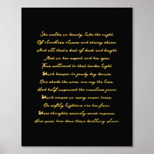 Impresión de letras de estilo minimalista, arte de