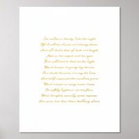 Impresión de letras de estilo minimalista, arte de