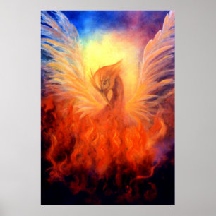 Impresión de levantamiento del arte de Phoenix en