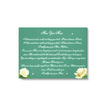 Impresión de lienzo 24x16 de Miss You Mom