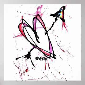 Impresión de lienzo abstracto