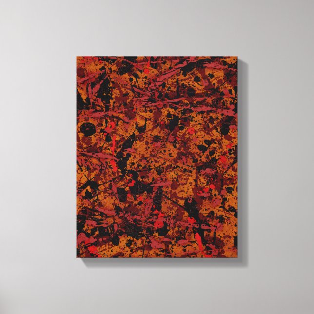 Impresión de lienzo abstracto n.º 1 de la compacta (Anverso)