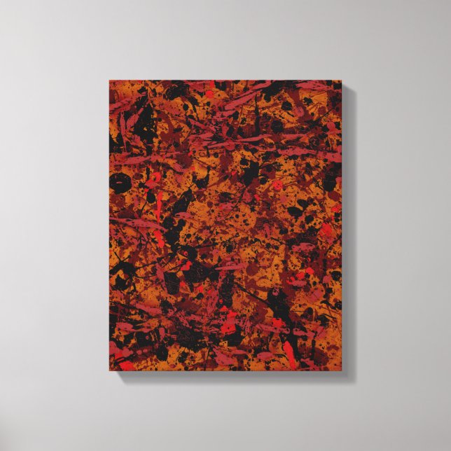 Impresión de lienzo abstracto n.º 1 de la compacta (Anverso)