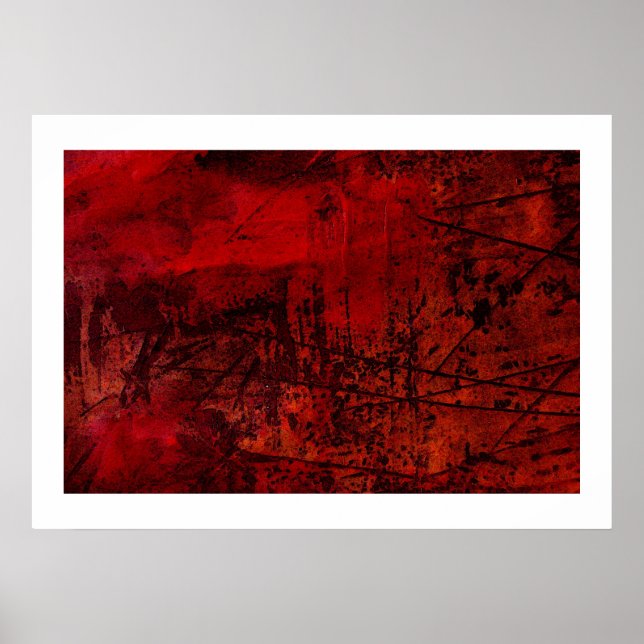 Impresión de lienzo abstracto original - Arte abst (Frente)