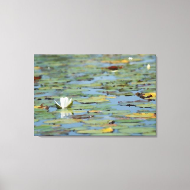 Impresión de lienzo acuático acuático acuático de  (Anverso)