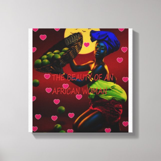 Impresión de lienzo africano (Anverso)