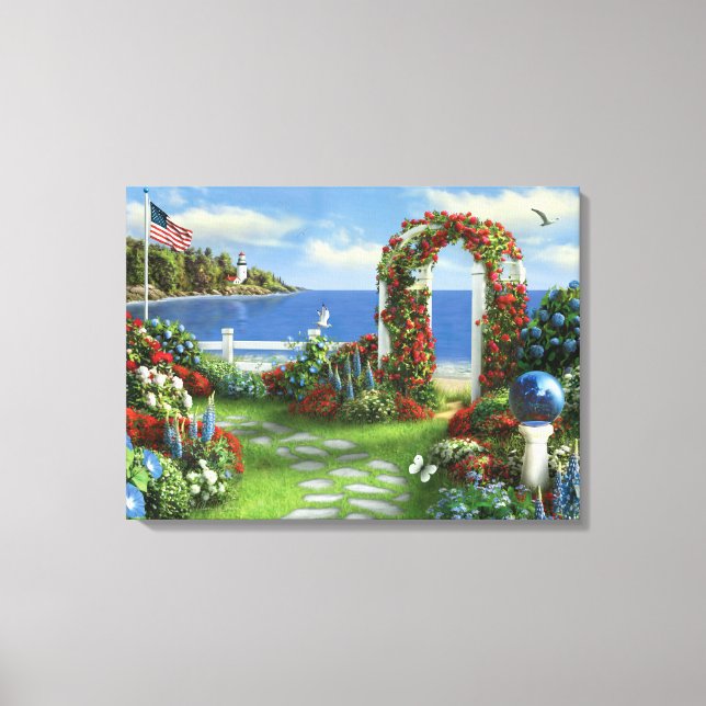 Impresión de lienzo "Alas silenciosas de la libert (Anverso)