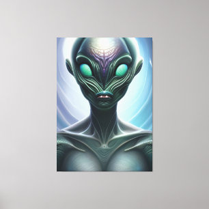 Impresión de lienzo alienígena galáctico