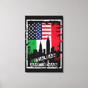 Impresión de lienzo americano italiano