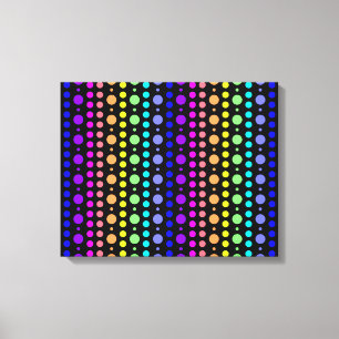 Impresión de lienzo Arcoiris de puntos