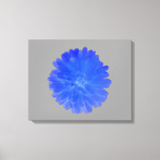 Impresión de lienzo azul