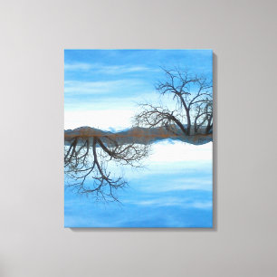 Impresión de lienzo azul de El Abuelo Del Cielo