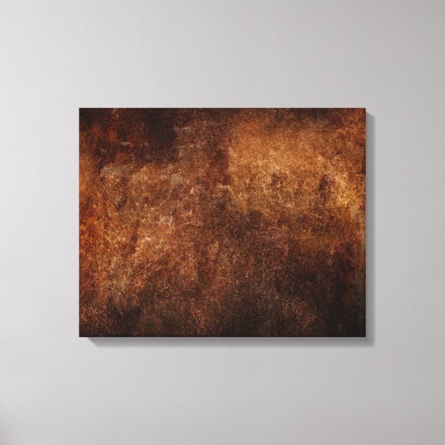 Impresión de lienzo - Beige negro rojizo texturiza (Anverso)
