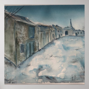 Impresión de lienzo Bella Artes/Aldea Lorraine