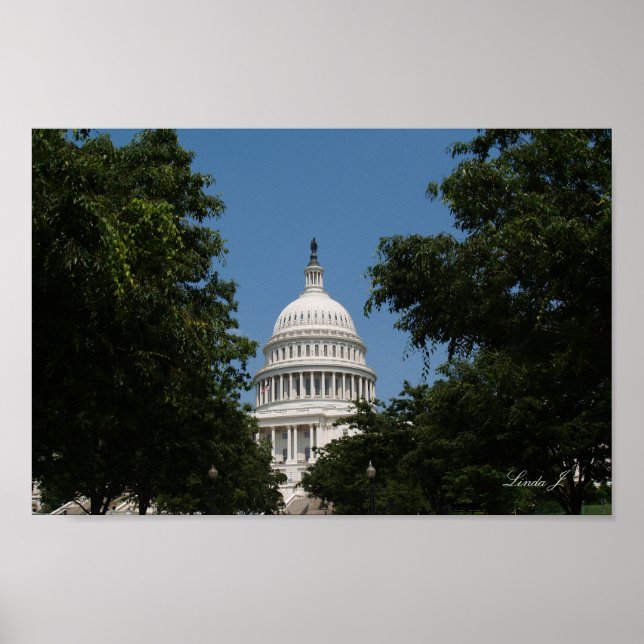 Impresión de lienzo Capital de Estados Unidos (Frente)