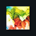 Impresión de lienzo cardíaco en flor<br><div class="desc">Corazón de flores frescas fotografía de arte fino</div>