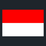 Impresión de lienzo con bandera de Indonesia<br><div class="desc">Celebren el orgulloso legado de Indonesia con esta impresionante impresión de lona que muestra la audaz y simbólica bandera de Indonesia. Esta impresión de lona de alta calidad exhibe los icónicos colores rojo y blanco de la bandera de Indonesia, bellamente estirados sobre un marco duradero para un aspecto limpio y...</div>