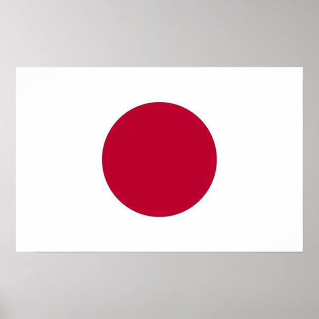 Impresión de lienzo con bandera de Japón (Frente)