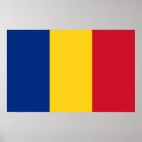 Impresión de lienzo con bandera de Rumania