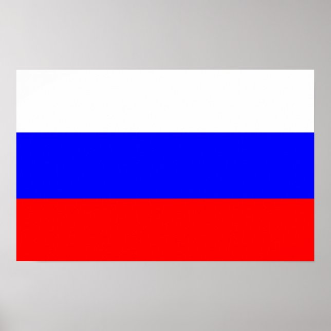 Impresión de lienzo con bandera de Rusia (Frente)