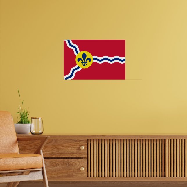 Impresión de lienzo con bandera de San Luis (Salón 2)