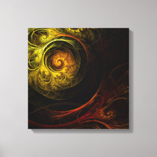 Impresión de lienzo cuádruple de Sunrise Floral Re