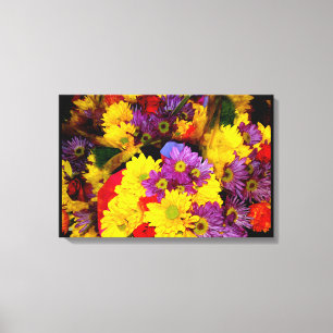 Impresión de lienzo Daisy Flower Mix 8
