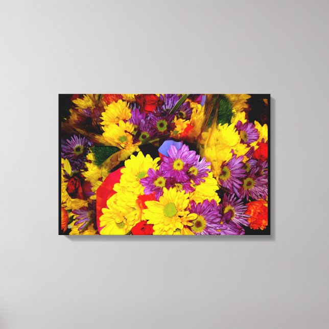 Impresión de lienzo Daisy Flower Mix 8 (Anverso)