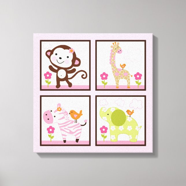 Impresión de lienzo de 16x16 pulgadas de Chica de  (Anverso)