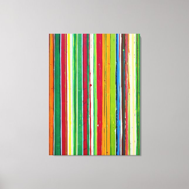 Impresión de lienzo de 30 x 40 en la placa (Anverso)