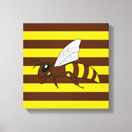 Impresión de lienzo de abejas