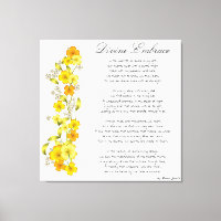 Impresión de lienzo de abrazo divino