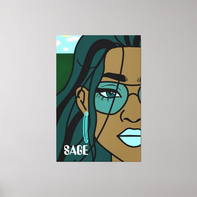 Impresión de lienzo de abundancia (Anverso)