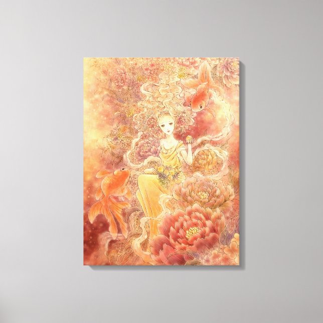 Impresión de lienzo de abundancia (Anverso)