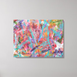 Impresión de lienzo de arte abstracto de Funky